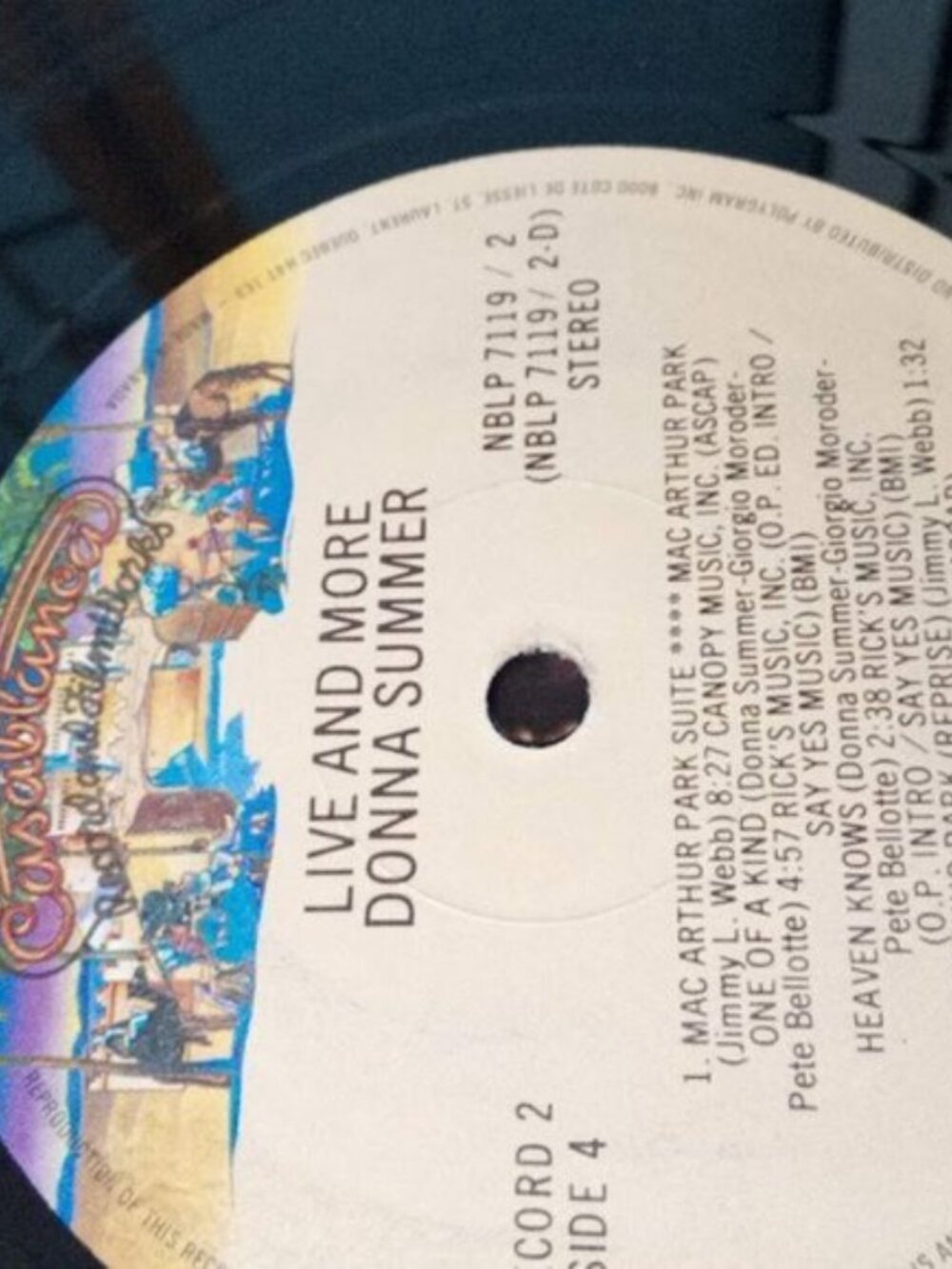 Live & More Donna Summer Double Length Vinyl Record Album Set Casablanca Records - Picture 8 of 12